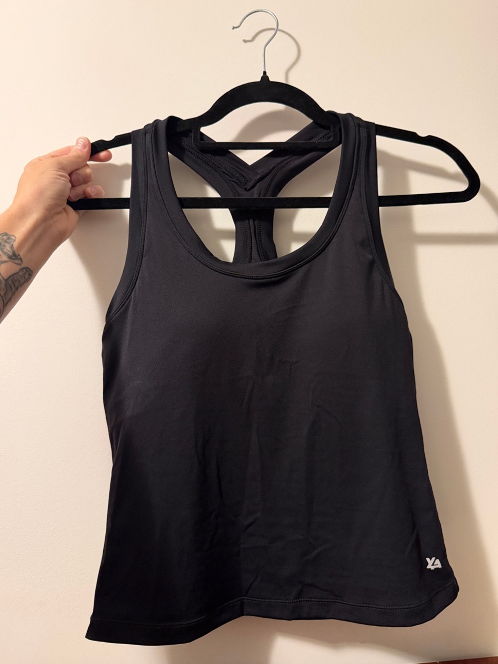 YoungLA Black Racerback Performance Tank